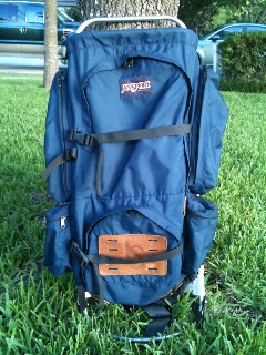 jansport frame backpack